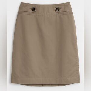 Loft Size 6 Khaki Pencil Skirt 29” Waist | Work Casual Classic Neutral Skirt